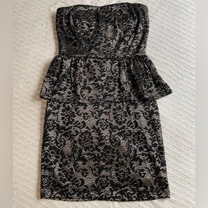 MYSTIC black and white pattern dress